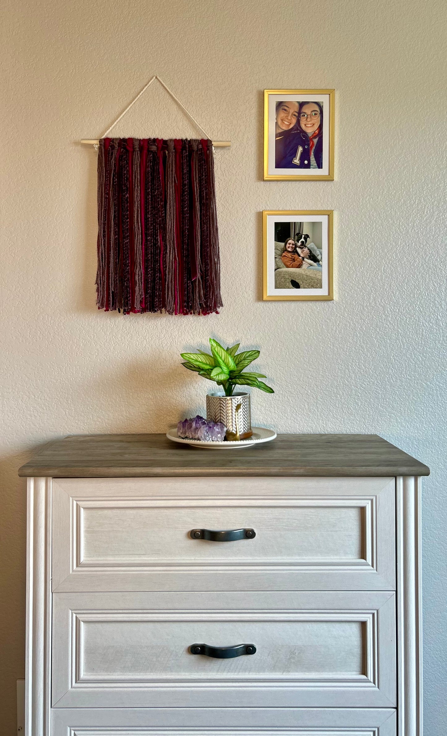 Velvet Plum Yarn Tapestry