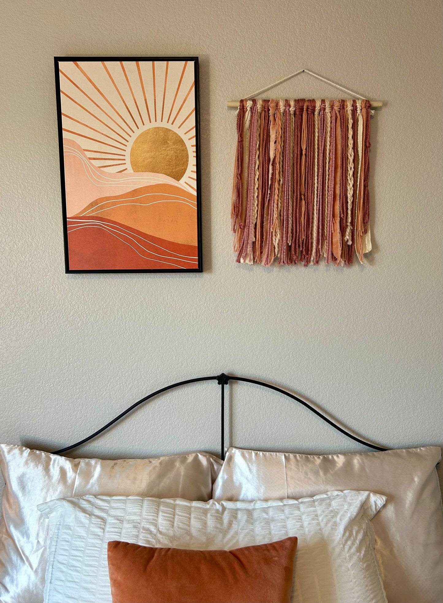 Dusty Rose Daydream Yarn Tapestry