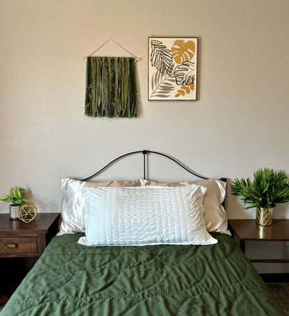 Leafy Vines Yarn Tapestry
