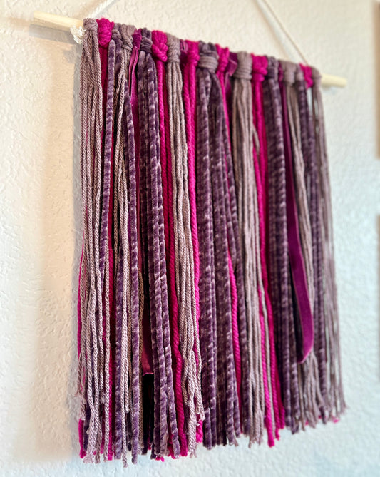 Velvet Plum Yarn Tapestry