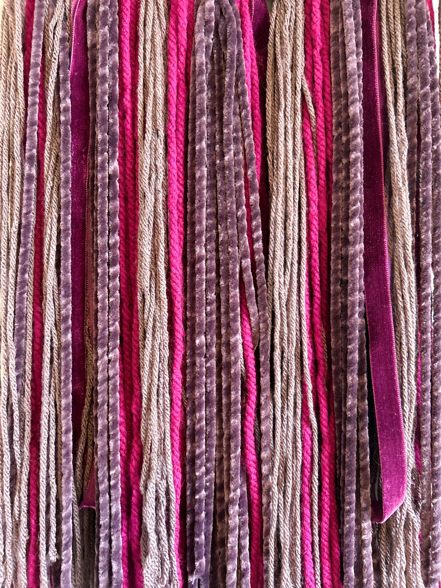 Velvet Plum Yarn Tapestry