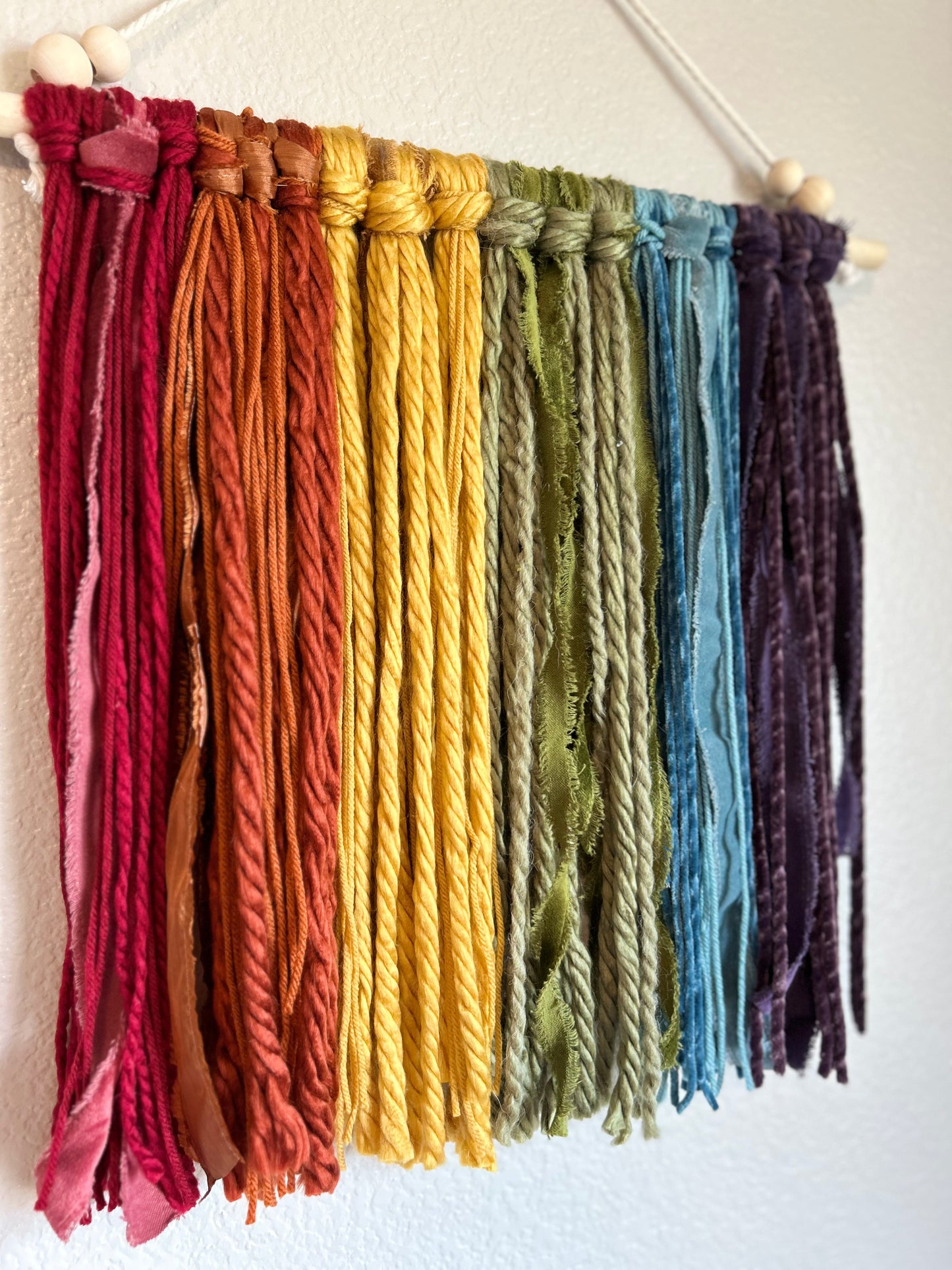 Rainbow Harmony Yarn Tapestry