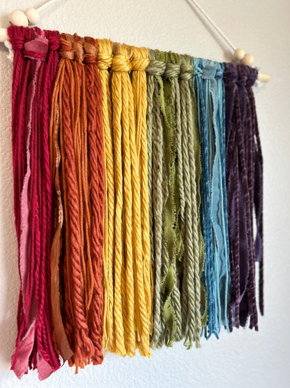 Rainbow Harmony Yarn Tapestry