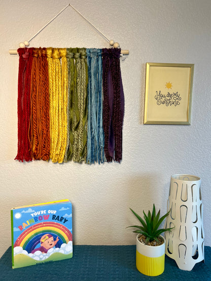 Rainbow Harmony Yarn Tapestry