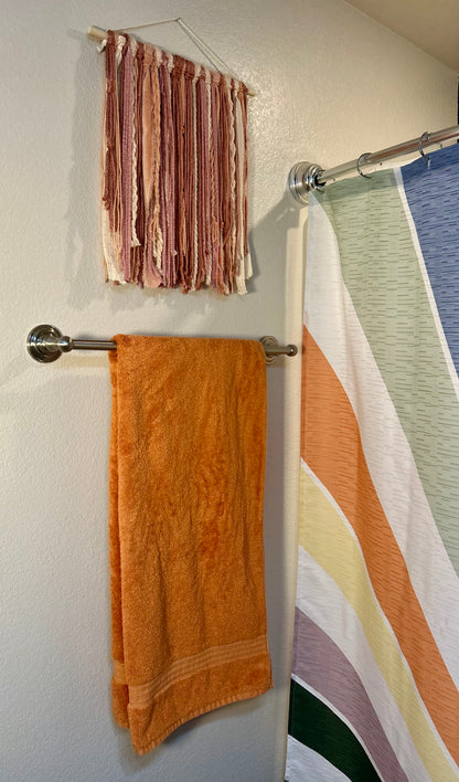 Dusty Rose Daydream Yarn Tapestry