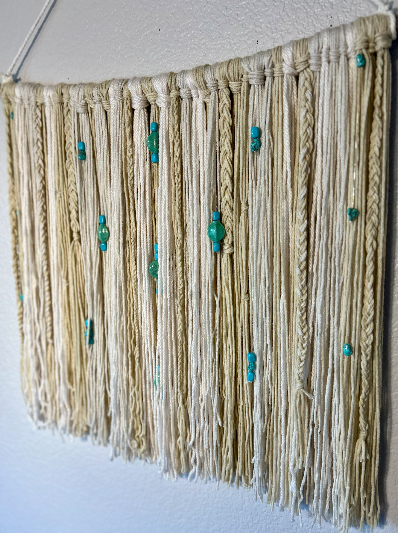 Island Turquoise Yarn Tapestry