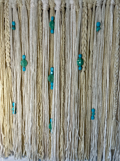Island Turquoise Yarn Tapestry