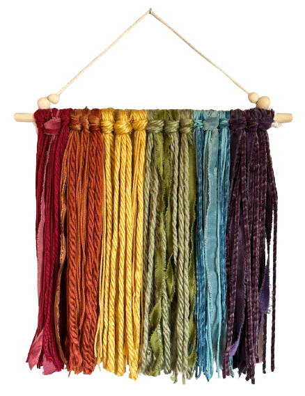 Rainbow Harmony Yarn Tapestry