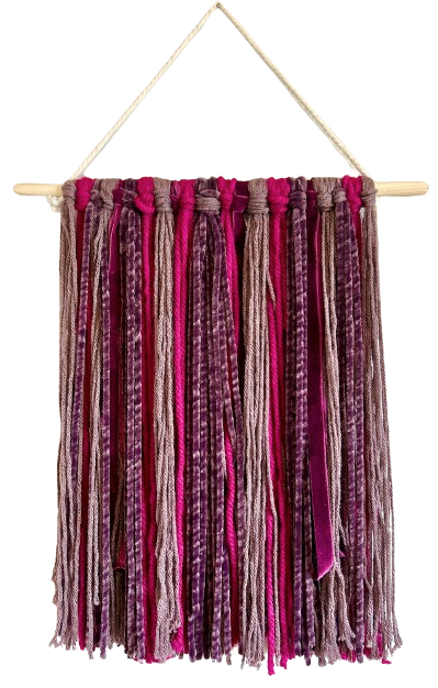 Velvet Plum Yarn Tapestry